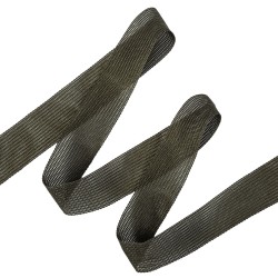 Окантовочная лента-бейка, цвет Тёмно-Серый 22мм (на отрез)  в Нижневартовске