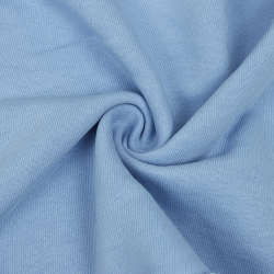 Ткань Футер 3-х нитка, Петля, цвет Светло-Голубой (на отрез)  в Нижневартовске