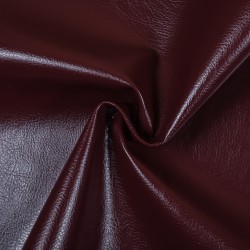 Ткань Дерматин (Кожзам) для мебели, цвет Бордовый (на отрез)  в Нижневартовске