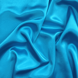 *Ткань Атлас-сатин, цвет Голубой (на отрез)  в Нижневартовске