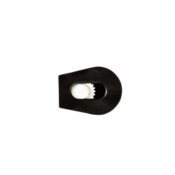 Зажим для шнура 4 мм KL цвет Чёрный + Белый (поштучно)  в Нижневартовске