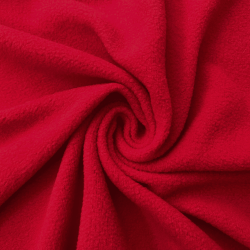 Флис Односторонний 130 гр/м2, цвет Красный (на отрез)  в Нижневартовске