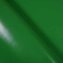 Ткань ПВХ 450 гр/м2, Зелёный (Ширина 160см), на отрез  в Нижневартовске