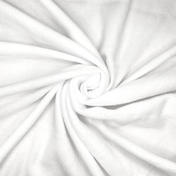Флис Односторонний 130 гр/м2, цвет Белый (на отрез)  в Нижневартовске
