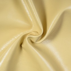 Ткань Дерматин (Кожзам) для мебели, цвет Кремовый (на отрез)  в Нижневартовске