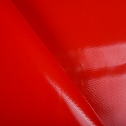 Ткань ПВХ 450 гр/м2, Красный (на отрез)  в Нижневартовске