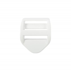Пряжка регулировочная 25 мм УСИЛЕННАЯ (трехщелевка), цвет Белый LS (поштучно)  в Нижневартовске