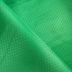 Ткань Оксфорд 300D PU Рип-Стоп СОТЫ, цвет Зелёный (на отрез)  в Нижневартовске