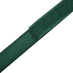 Контактная лента 25мм цвет Зелёный (велькро-липучка, на отрез)  в Нижневартовске