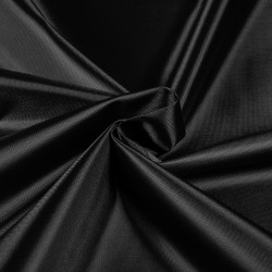 *Ткань Оксфорд 210D PU, цвет Черный (на отрез)  в Нижневартовске
