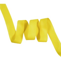 Окантовочная лента-бейка, цвет Жёлтый 22мм (на отрез)  в Нижневартовске