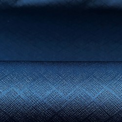 Ткань Блэкаут для штор светозатемняющая 100% &quot;Орнамент Синий&quot; (на отрез)  в Нижневартовске